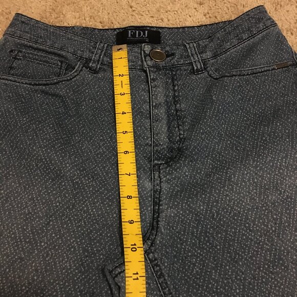 French Dressing Diamond Dot Print Jeans Blue With Light Jeans - Picture 15 of 16